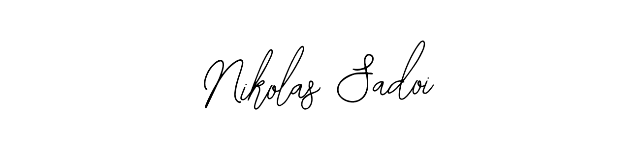 The best way (Bearetta-2O07w) to make a short signature is to pick only two or three words in your name. The name Nikolas Sadoi include a total of six letters. For converting this name. Nikolas Sadoi signature style 12 images and pictures png