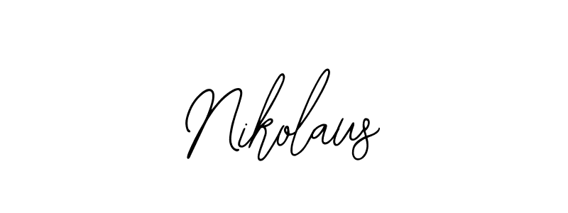 How to make Nikolaus signature? Bearetta-2O07w is a professional autograph style. Create handwritten signature for Nikolaus name. Nikolaus signature style 12 images and pictures png