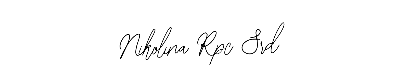 This is the best signature style for the Nikolina Rpc Srd name. Also you like these signature font (Bearetta-2O07w). Mix name signature. Nikolina Rpc Srd signature style 12 images and pictures png