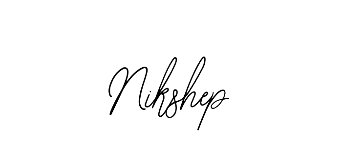 How to Draw Nikshep signature style? Bearetta-2O07w is a latest design signature styles for name Nikshep. Nikshep signature style 12 images and pictures png