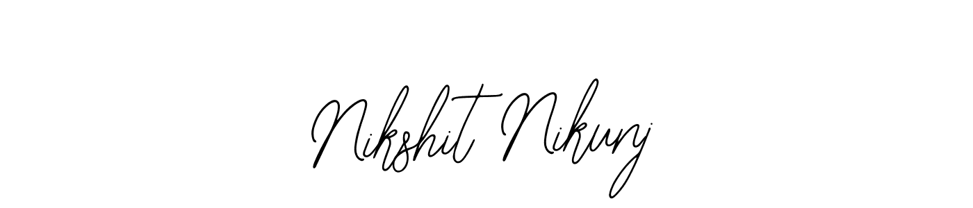 if you are searching for the best signature style for your name Nikshit Nikunj. so please give up your signature search. here we have designed multiple signature styles  using Bearetta-2O07w. Nikshit Nikunj signature style 12 images and pictures png