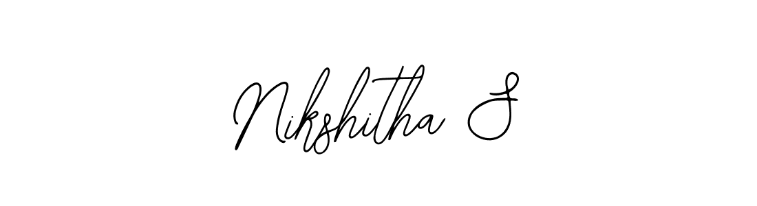 Best and Professional Signature Style for Nikshitha S. Bearetta-2O07w Best Signature Style Collection. Nikshitha S signature style 12 images and pictures png