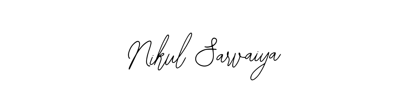 Also You can easily find your signature by using the search form. We will create Nikul Sarvaiya name handwritten signature images for you free of cost using Bearetta-2O07w sign style. Nikul Sarvaiya signature style 12 images and pictures png