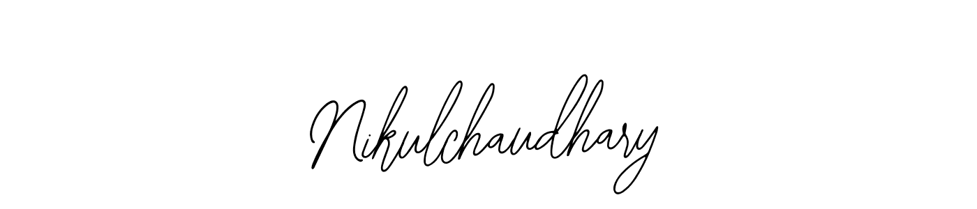 Nikulchaudhary stylish signature style. Best Handwritten Sign (Bearetta-2O07w) for my name. Handwritten Signature Collection Ideas for my name Nikulchaudhary. Nikulchaudhary signature style 12 images and pictures png