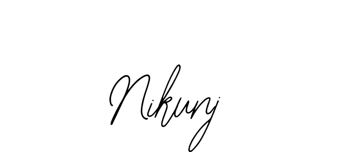 This is the best signature style for the Nikunj  name. Also you like these signature font (Bearetta-2O07w). Mix name signature. Nikunj  signature style 12 images and pictures png