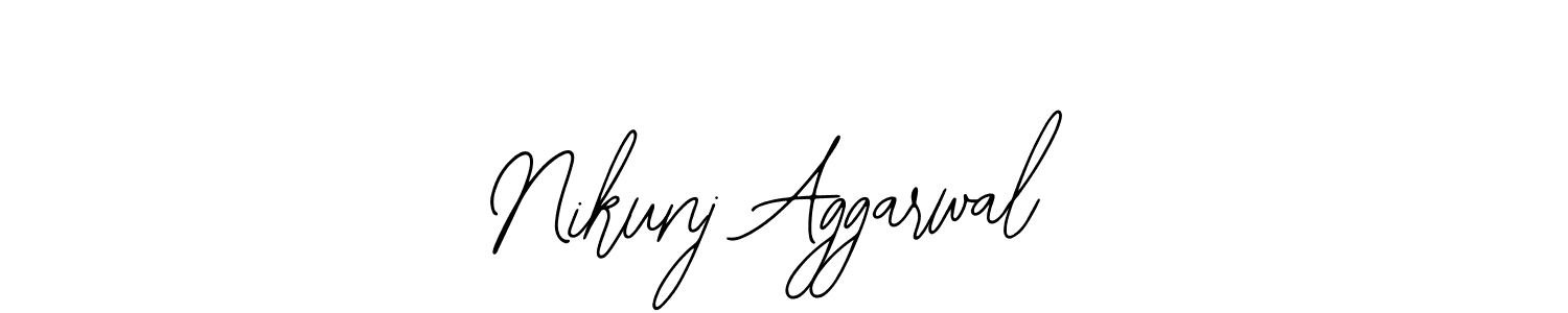 Make a beautiful signature design for name Nikunj Aggarwal. With this signature (Bearetta-2O07w) style, you can create a handwritten signature for free. Nikunj Aggarwal signature style 12 images and pictures png