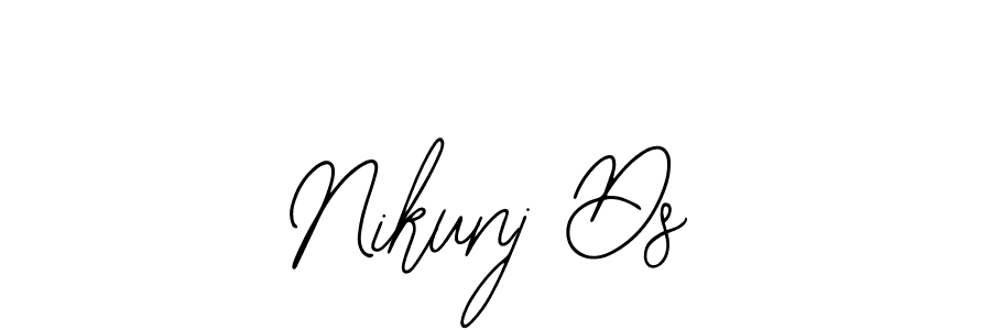 Design your own signature with our free online signature maker. With this signature software, you can create a handwritten (Bearetta-2O07w) signature for name Nikunj Ds. Nikunj Ds signature style 12 images and pictures png