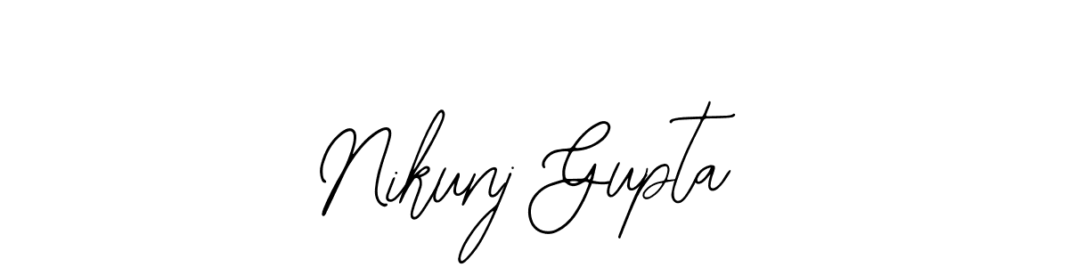 Use a signature maker to create a handwritten signature online. With this signature software, you can design (Bearetta-2O07w) your own signature for name Nikunj Gupta. Nikunj Gupta signature style 12 images and pictures png