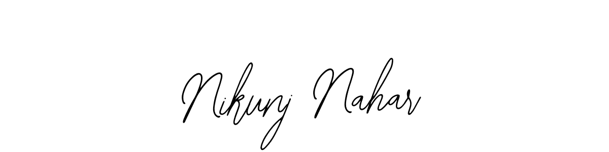 Make a short Nikunj Nahar signature style. Manage your documents anywhere anytime using Bearetta-2O07w. Create and add eSignatures, submit forms, share and send files easily. Nikunj Nahar signature style 12 images and pictures png