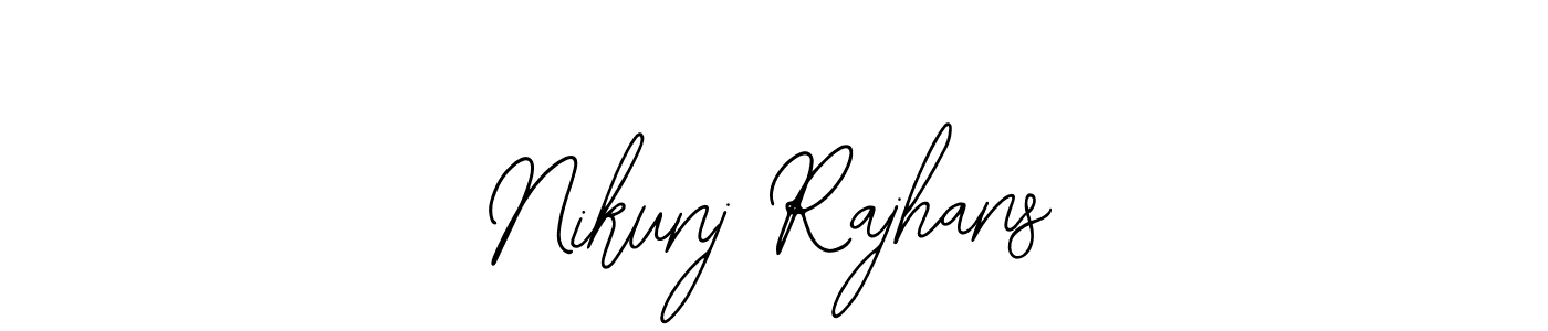 Also we have Nikunj Rajhans name is the best signature style. Create professional handwritten signature collection using Bearetta-2O07w autograph style. Nikunj Rajhans signature style 12 images and pictures png