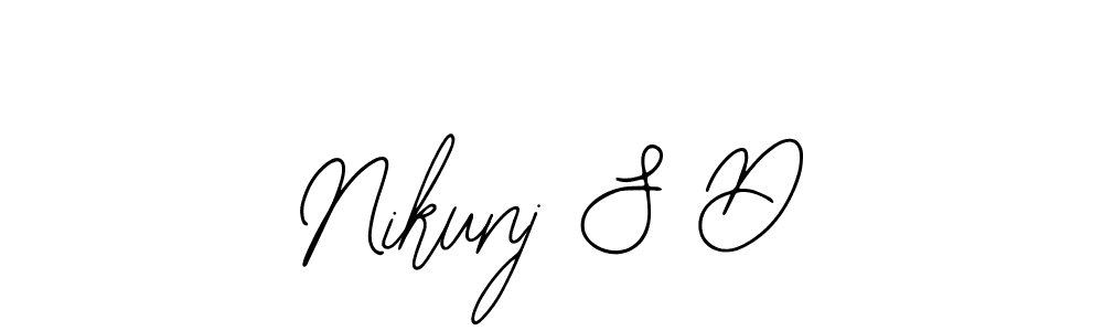 Design your own signature with our free online signature maker. With this signature software, you can create a handwritten (Bearetta-2O07w) signature for name Nikunj S D. Nikunj S D signature style 12 images and pictures png