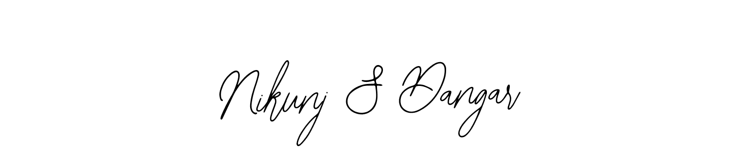 Nikunj S Dangar stylish signature style. Best Handwritten Sign (Bearetta-2O07w) for my name. Handwritten Signature Collection Ideas for my name Nikunj S Dangar. Nikunj S Dangar signature style 12 images and pictures png