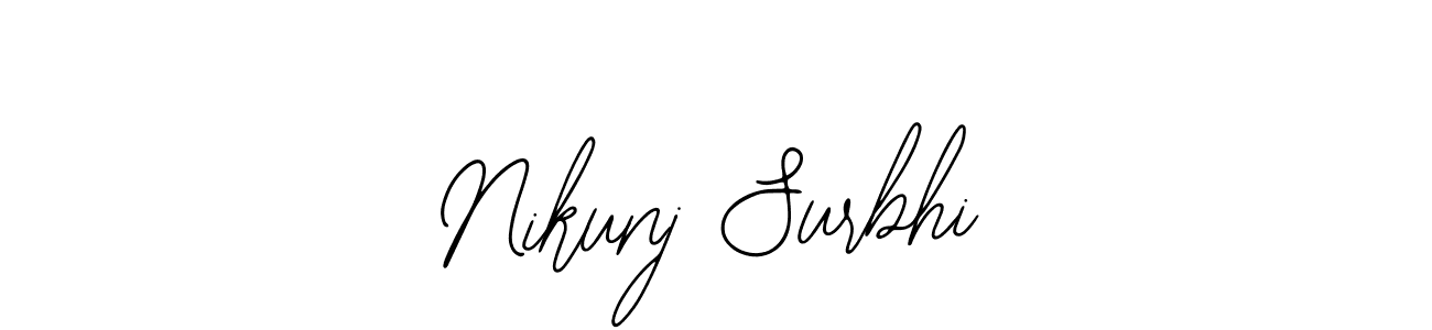 Make a beautiful signature design for name Nikunj Surbhi. With this signature (Bearetta-2O07w) style, you can create a handwritten signature for free. Nikunj Surbhi signature style 12 images and pictures png