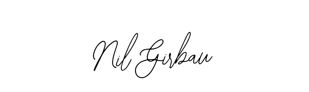 How to make Nil Girbau name signature. Use Bearetta-2O07w style for creating short signs online. This is the latest handwritten sign. Nil Girbau signature style 12 images and pictures png