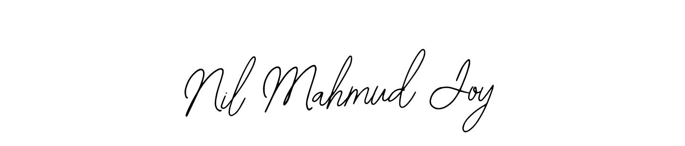 Use a signature maker to create a handwritten signature online. With this signature software, you can design (Bearetta-2O07w) your own signature for name Nil Mahmud Joy. Nil Mahmud Joy signature style 12 images and pictures png