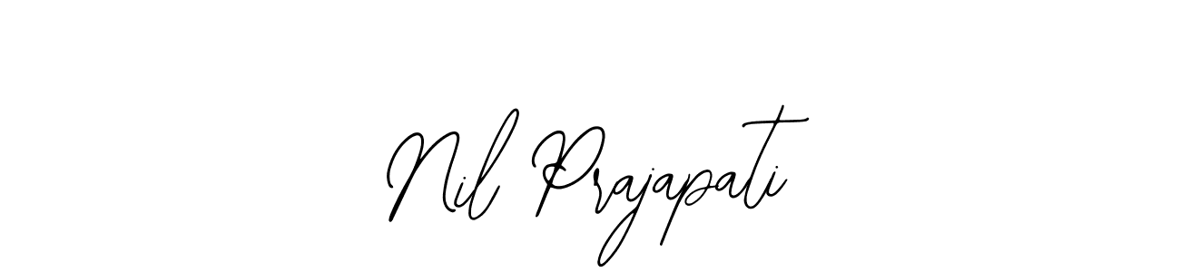 Create a beautiful signature design for name Nil Prajapati. With this signature (Bearetta-2O07w) fonts, you can make a handwritten signature for free. Nil Prajapati signature style 12 images and pictures png