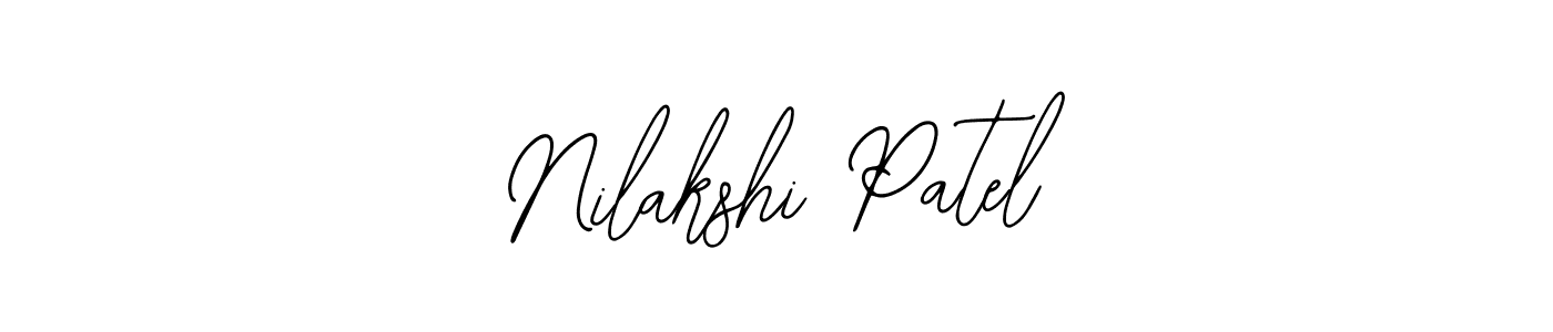 How to make Nilakshi Patel name signature. Use Bearetta-2O07w style for creating short signs online. This is the latest handwritten sign. Nilakshi Patel signature style 12 images and pictures png