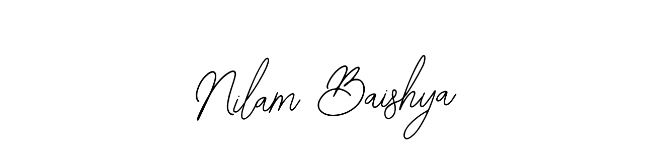 How to Draw Nilam Baishya signature style? Bearetta-2O07w is a latest design signature styles for name Nilam Baishya. Nilam Baishya signature style 12 images and pictures png
