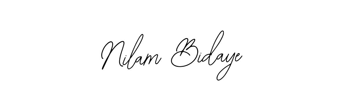 Design your own signature with our free online signature maker. With this signature software, you can create a handwritten (Bearetta-2O07w) signature for name Nilam Bidaye. Nilam Bidaye signature style 12 images and pictures png