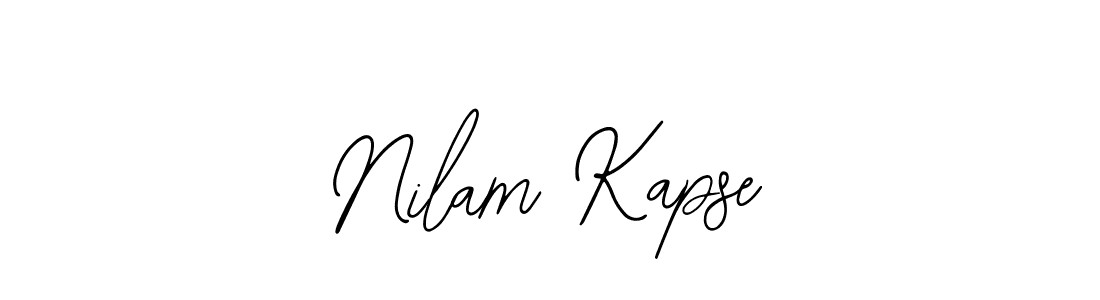You can use this online signature creator to create a handwritten signature for the name Nilam Kapse. This is the best online autograph maker. Nilam Kapse signature style 12 images and pictures png