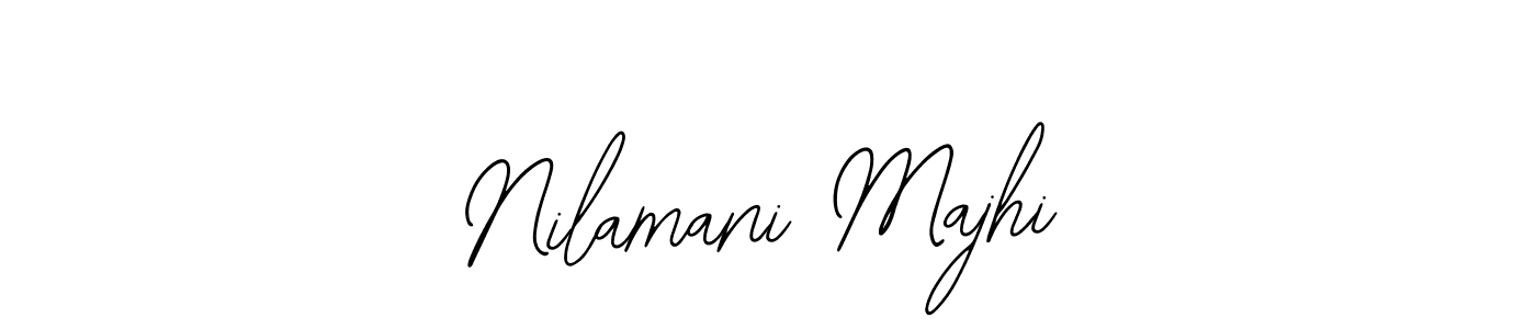 Use a signature maker to create a handwritten signature online. With this signature software, you can design (Bearetta-2O07w) your own signature for name Nilamani Majhi. Nilamani Majhi signature style 12 images and pictures png