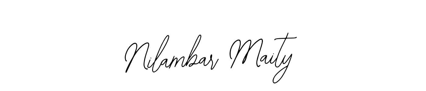 The best way (Bearetta-2O07w) to make a short signature is to pick only two or three words in your name. The name Nilambar Maity include a total of six letters. For converting this name. Nilambar Maity signature style 12 images and pictures png