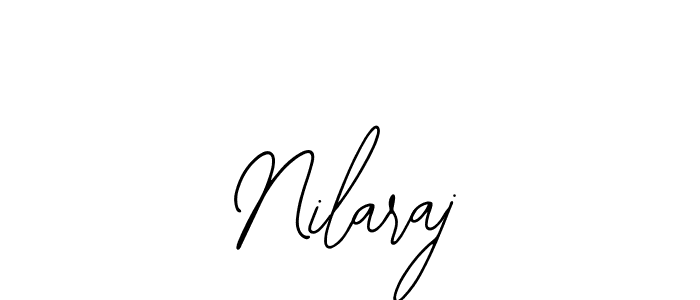 Use a signature maker to create a handwritten signature online. With this signature software, you can design (Bearetta-2O07w) your own signature for name Nilaraj. Nilaraj signature style 12 images and pictures png