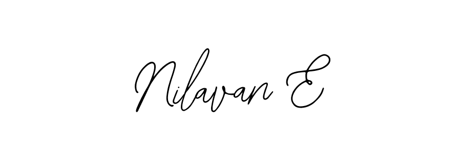 Design your own signature with our free online signature maker. With this signature software, you can create a handwritten (Bearetta-2O07w) signature for name Nilavan E. Nilavan E signature style 12 images and pictures png