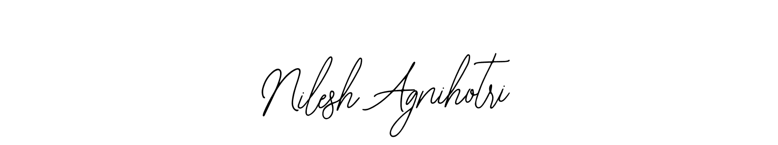 This is the best signature style for the Nilesh Agnihotri name. Also you like these signature font (Bearetta-2O07w). Mix name signature. Nilesh Agnihotri signature style 12 images and pictures png