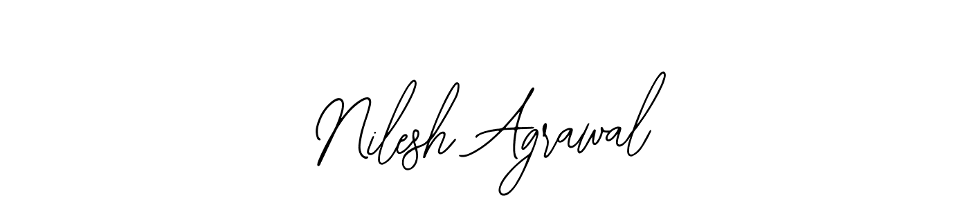 Design your own signature with our free online signature maker. With this signature software, you can create a handwritten (Bearetta-2O07w) signature for name Nilesh Agrawal. Nilesh Agrawal signature style 12 images and pictures png