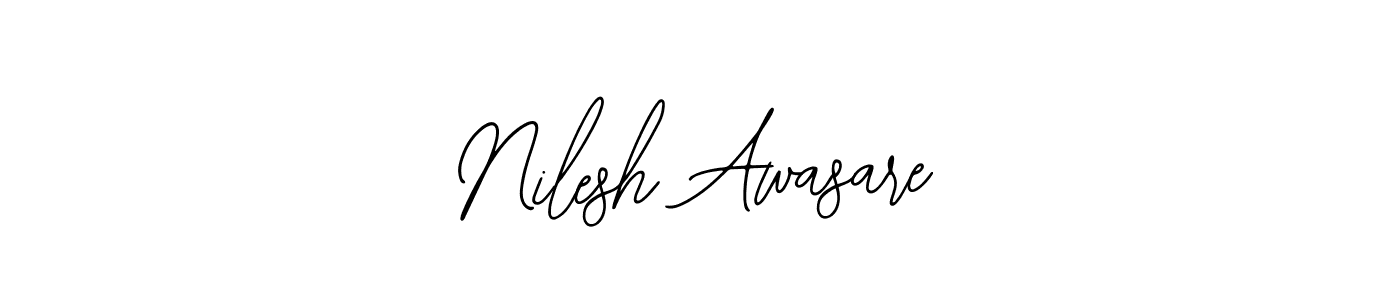 Use a signature maker to create a handwritten signature online. With this signature software, you can design (Bearetta-2O07w) your own signature for name Nilesh Awasare. Nilesh Awasare signature style 12 images and pictures png