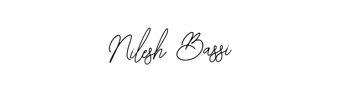 Create a beautiful signature design for name Nilesh Bassi. With this signature (Bearetta-2O07w) fonts, you can make a handwritten signature for free. Nilesh Bassi signature style 12 images and pictures png