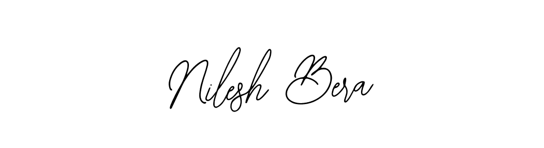 How to make Nilesh Bera signature? Bearetta-2O07w is a professional autograph style. Create handwritten signature for Nilesh Bera name. Nilesh Bera signature style 12 images and pictures png