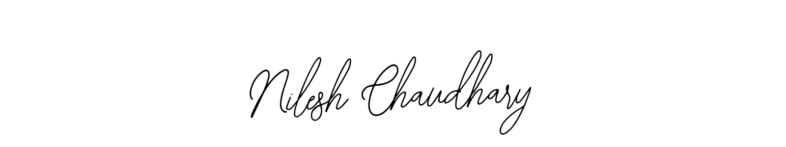 Make a beautiful signature design for name Nilesh Chaudhary. Use this online signature maker to create a handwritten signature for free. Nilesh Chaudhary signature style 12 images and pictures png