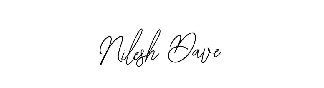 Use a signature maker to create a handwritten signature online. With this signature software, you can design (Bearetta-2O07w) your own signature for name Nilesh Dave. Nilesh Dave signature style 12 images and pictures png