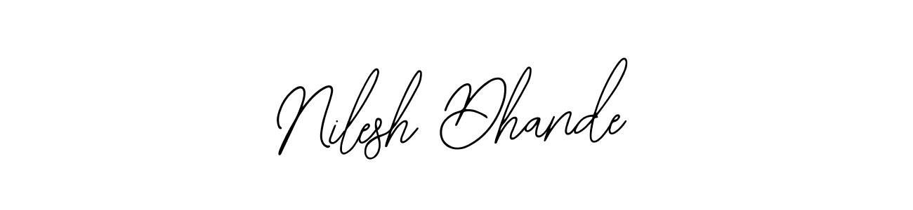 Similarly Bearetta-2O07w is the best handwritten signature design. Signature creator online .You can use it as an online autograph creator for name Nilesh Dhande. Nilesh Dhande signature style 12 images and pictures png