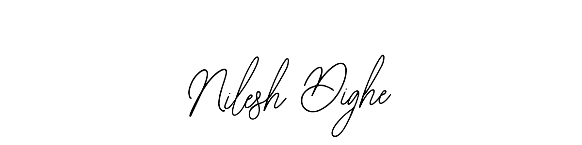 Make a beautiful signature design for name Nilesh Dighe. With this signature (Bearetta-2O07w) style, you can create a handwritten signature for free. Nilesh Dighe signature style 12 images and pictures png