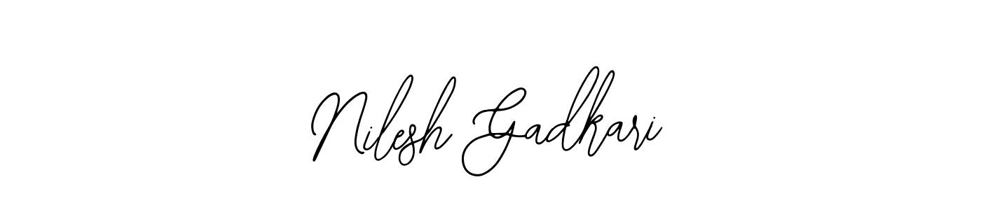 Also we have Nilesh Gadkari name is the best signature style. Create professional handwritten signature collection using Bearetta-2O07w autograph style. Nilesh Gadkari signature style 12 images and pictures png