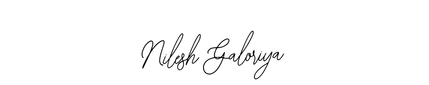 Nilesh Galoriya stylish signature style. Best Handwritten Sign (Bearetta-2O07w) for my name. Handwritten Signature Collection Ideas for my name Nilesh Galoriya. Nilesh Galoriya signature style 12 images and pictures png