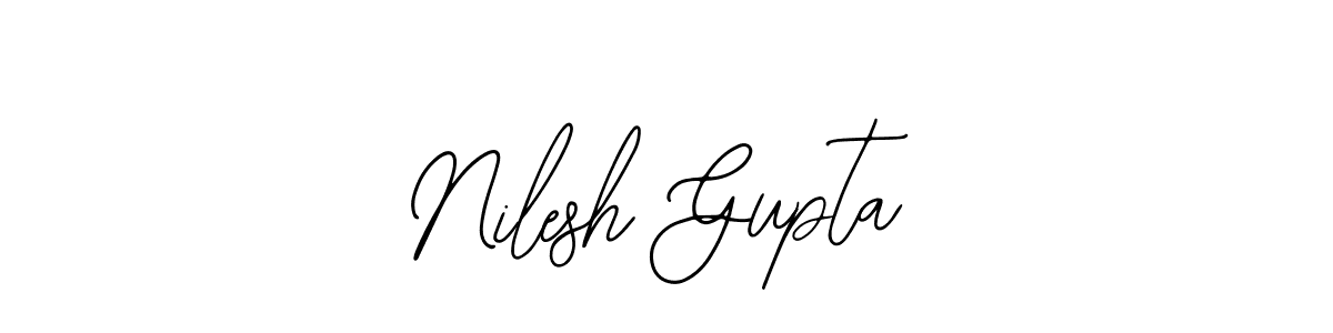 Design your own signature with our free online signature maker. With this signature software, you can create a handwritten (Bearetta-2O07w) signature for name Nilesh Gupta. Nilesh Gupta signature style 12 images and pictures png