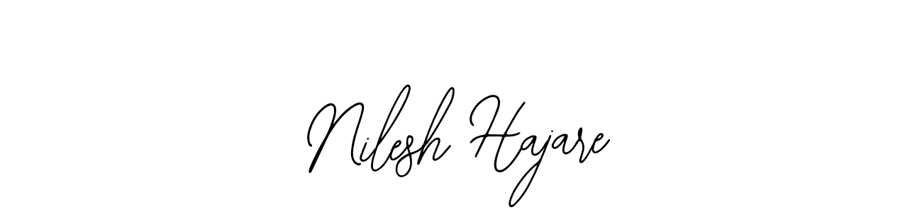 Make a beautiful signature design for name Nilesh Hajare. With this signature (Bearetta-2O07w) style, you can create a handwritten signature for free. Nilesh Hajare signature style 12 images and pictures png