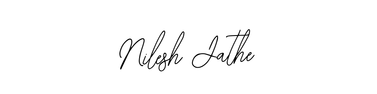 Similarly Bearetta-2O07w is the best handwritten signature design. Signature creator online .You can use it as an online autograph creator for name Nilesh Jathe. Nilesh Jathe signature style 12 images and pictures png
