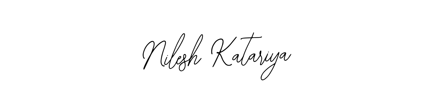 This is the best signature style for the Nilesh Katariya name. Also you like these signature font (Bearetta-2O07w). Mix name signature. Nilesh Katariya signature style 12 images and pictures png