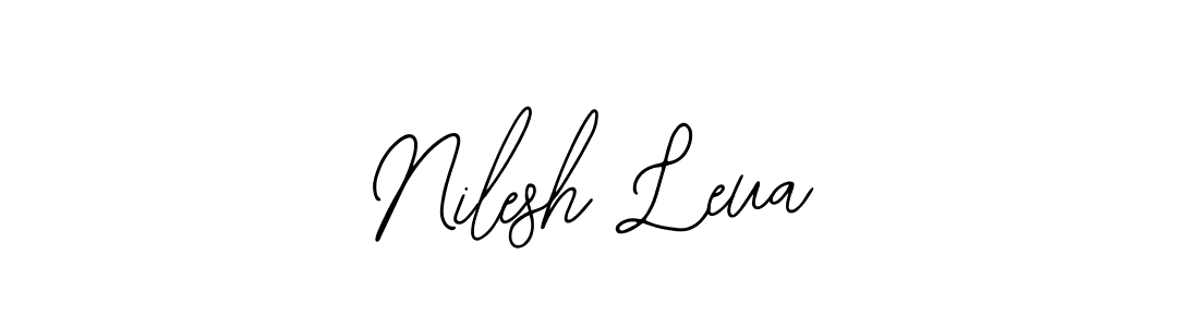 How to make Nilesh Leua signature? Bearetta-2O07w is a professional autograph style. Create handwritten signature for Nilesh Leua name. Nilesh Leua signature style 12 images and pictures png