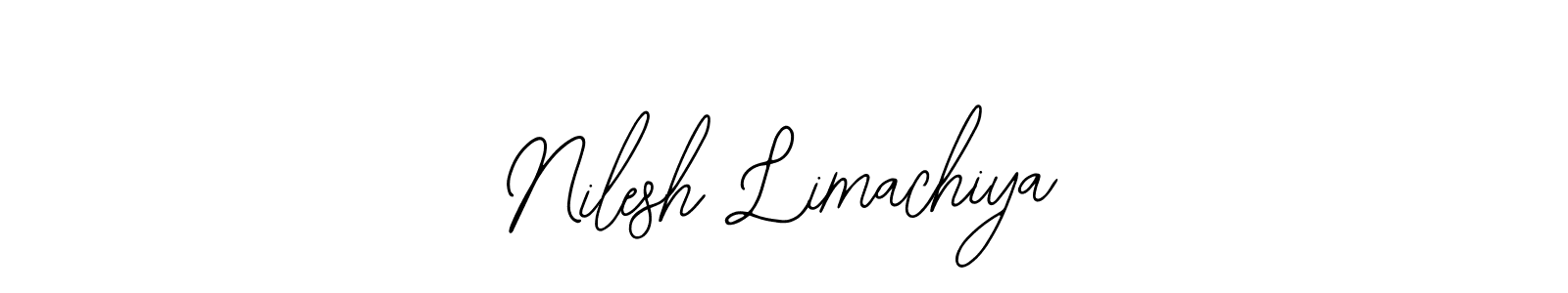 The best way (Bearetta-2O07w) to make a short signature is to pick only two or three words in your name. The name Nilesh Limachiya include a total of six letters. For converting this name. Nilesh Limachiya signature style 12 images and pictures png