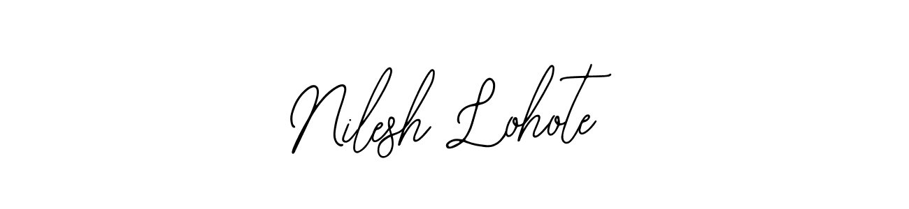 if you are searching for the best signature style for your name Nilesh Lohote. so please give up your signature search. here we have designed multiple signature styles  using Bearetta-2O07w. Nilesh Lohote signature style 12 images and pictures png