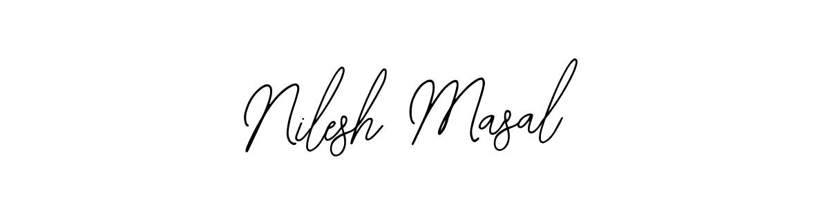 Similarly Bearetta-2O07w is the best handwritten signature design. Signature creator online .You can use it as an online autograph creator for name Nilesh Masal. Nilesh Masal signature style 12 images and pictures png