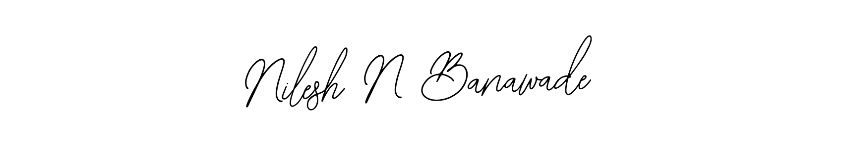 Create a beautiful signature design for name Nilesh N Banawade. With this signature (Bearetta-2O07w) fonts, you can make a handwritten signature for free. Nilesh N Banawade signature style 12 images and pictures png