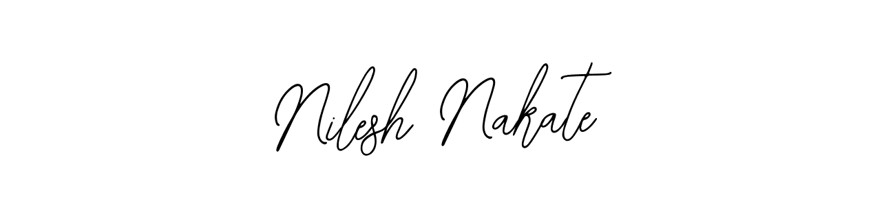 if you are searching for the best signature style for your name Nilesh Nakate. so please give up your signature search. here we have designed multiple signature styles  using Bearetta-2O07w. Nilesh Nakate signature style 12 images and pictures png