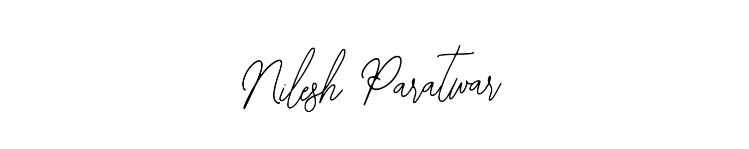 if you are searching for the best signature style for your name Nilesh Paratwar. so please give up your signature search. here we have designed multiple signature styles  using Bearetta-2O07w. Nilesh Paratwar signature style 12 images and pictures png